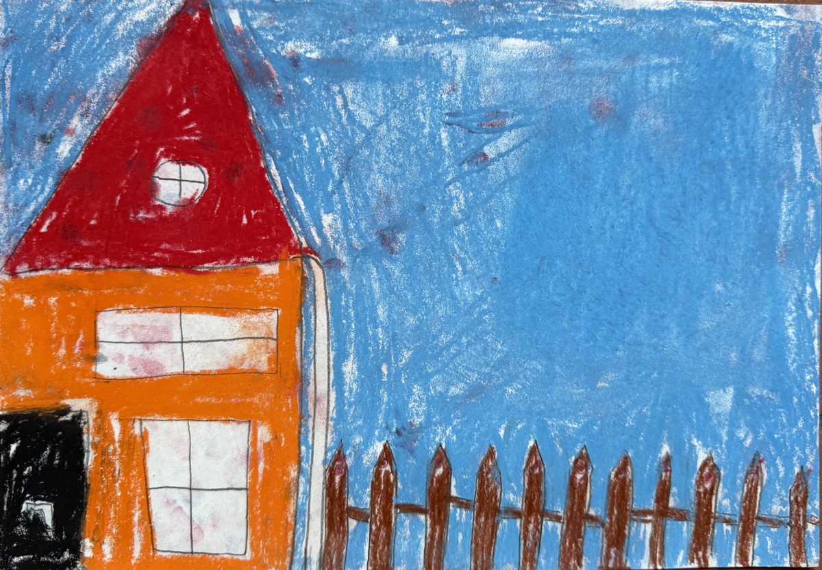 Emma Lange, 6 Jahre, ohne Titel, Pastell