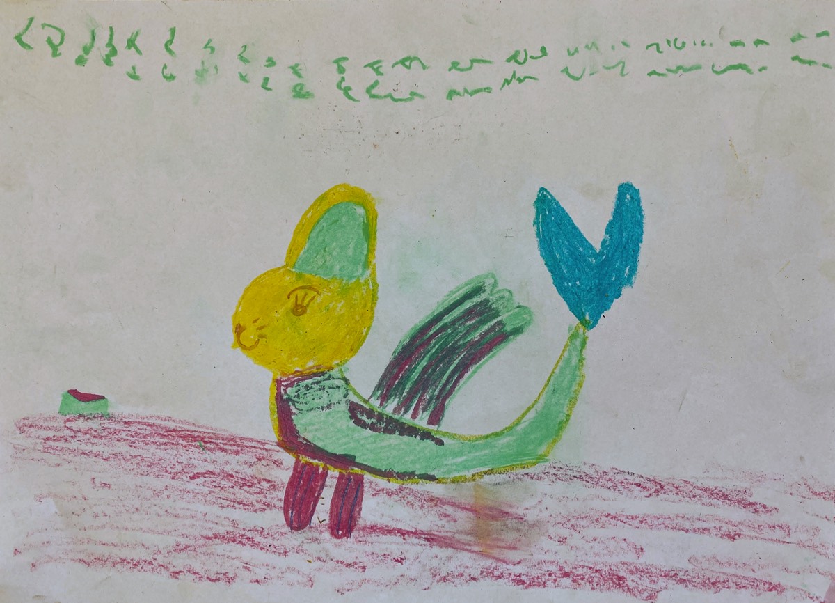 Katharina Müller, 9 Jahre, ohne Titel, Pastell