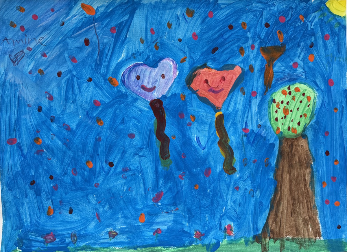 Amine Demir, 7 Jahre, ohne Titel, Gouache