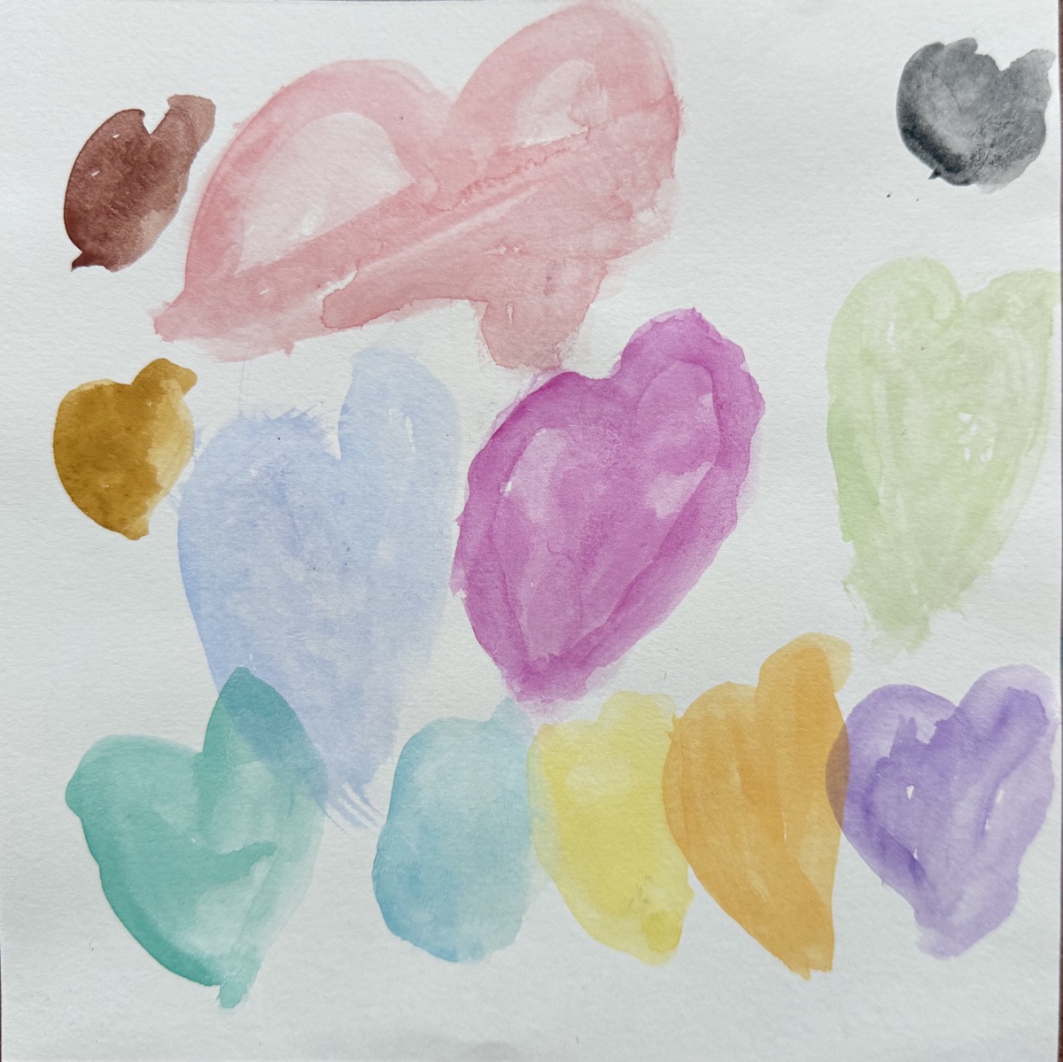 Sophia Komarek, 5 Jahre, ohne Titel, Deckfarben