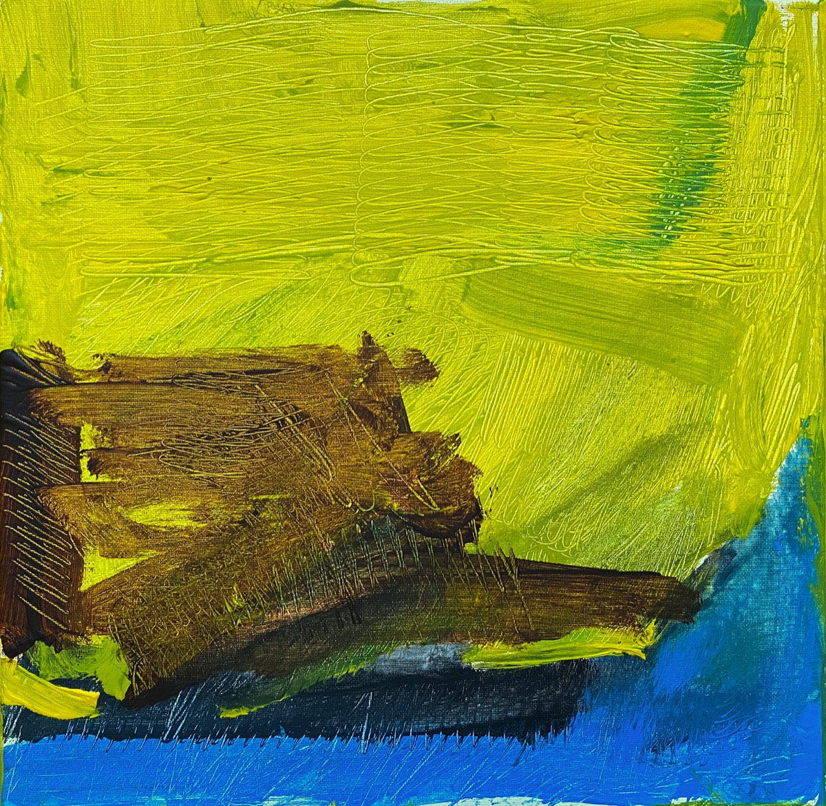 Arne Sander, 8 Jahre, ohne Titel, Acryl