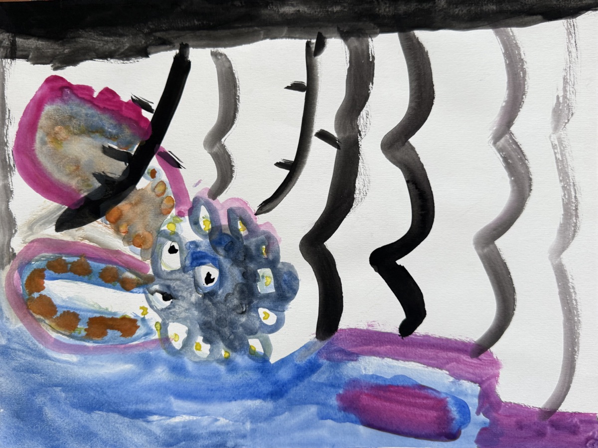 Thea zheng, 6 Jahre, Lea, Deckfarben