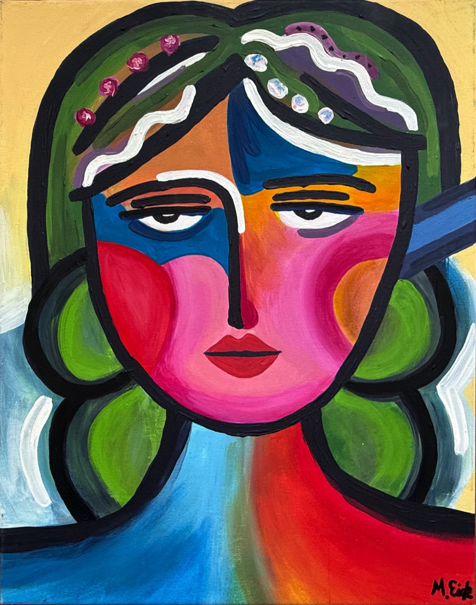 Merle Eickhoff, 17 Jahre, ohne Titel, Öl