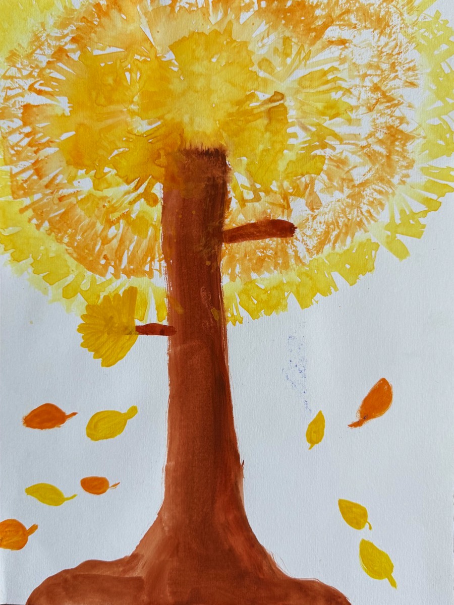 Anouk Göbler, 7 Jahre, ohne Titel, Deckfarben