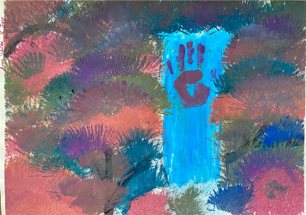 Anna Schilke, 8 Jahre, ohne Titel, Gouache