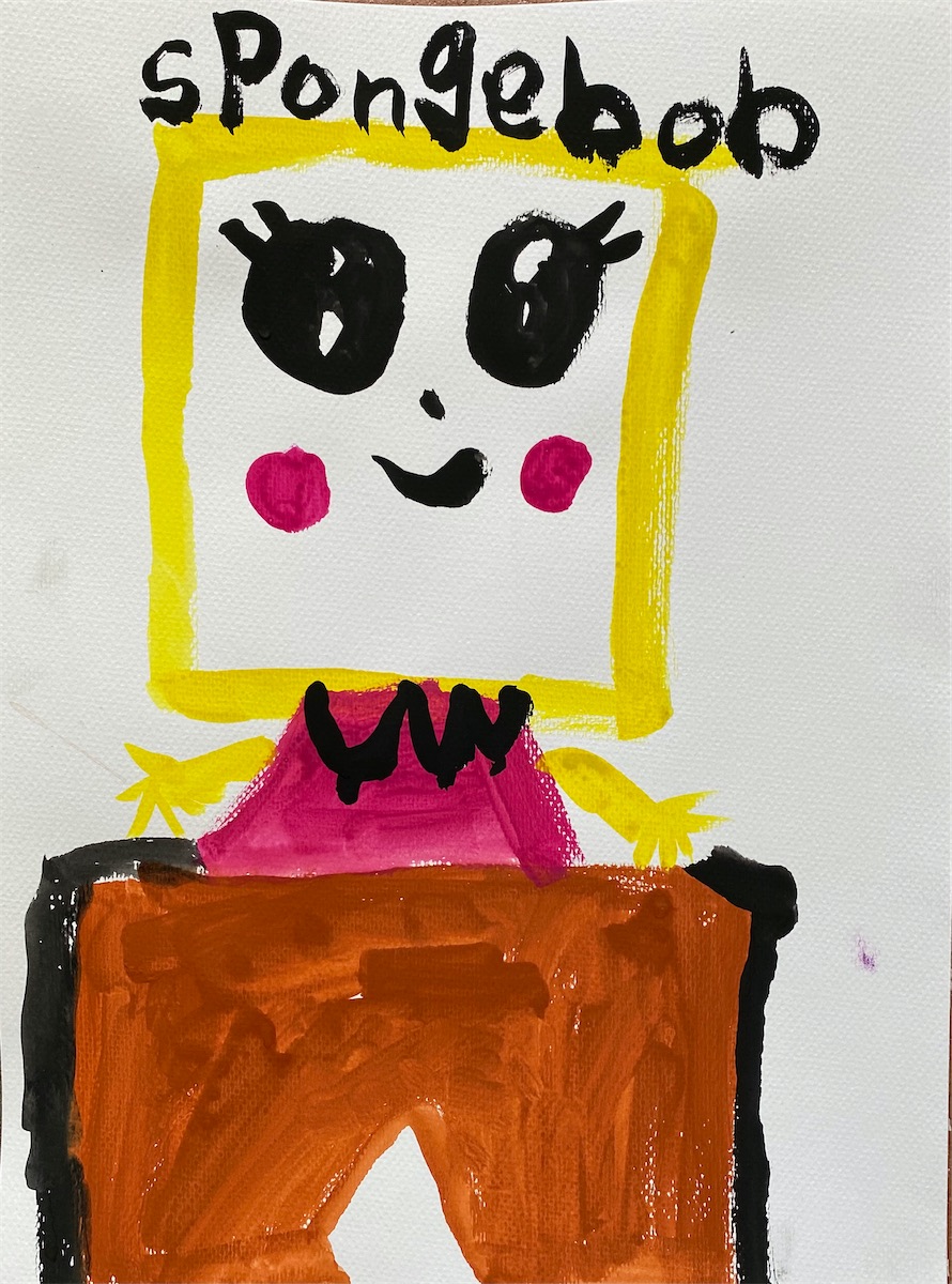 Thea Zheng, 6 Jahre, Prinzessinbob, Aquarell