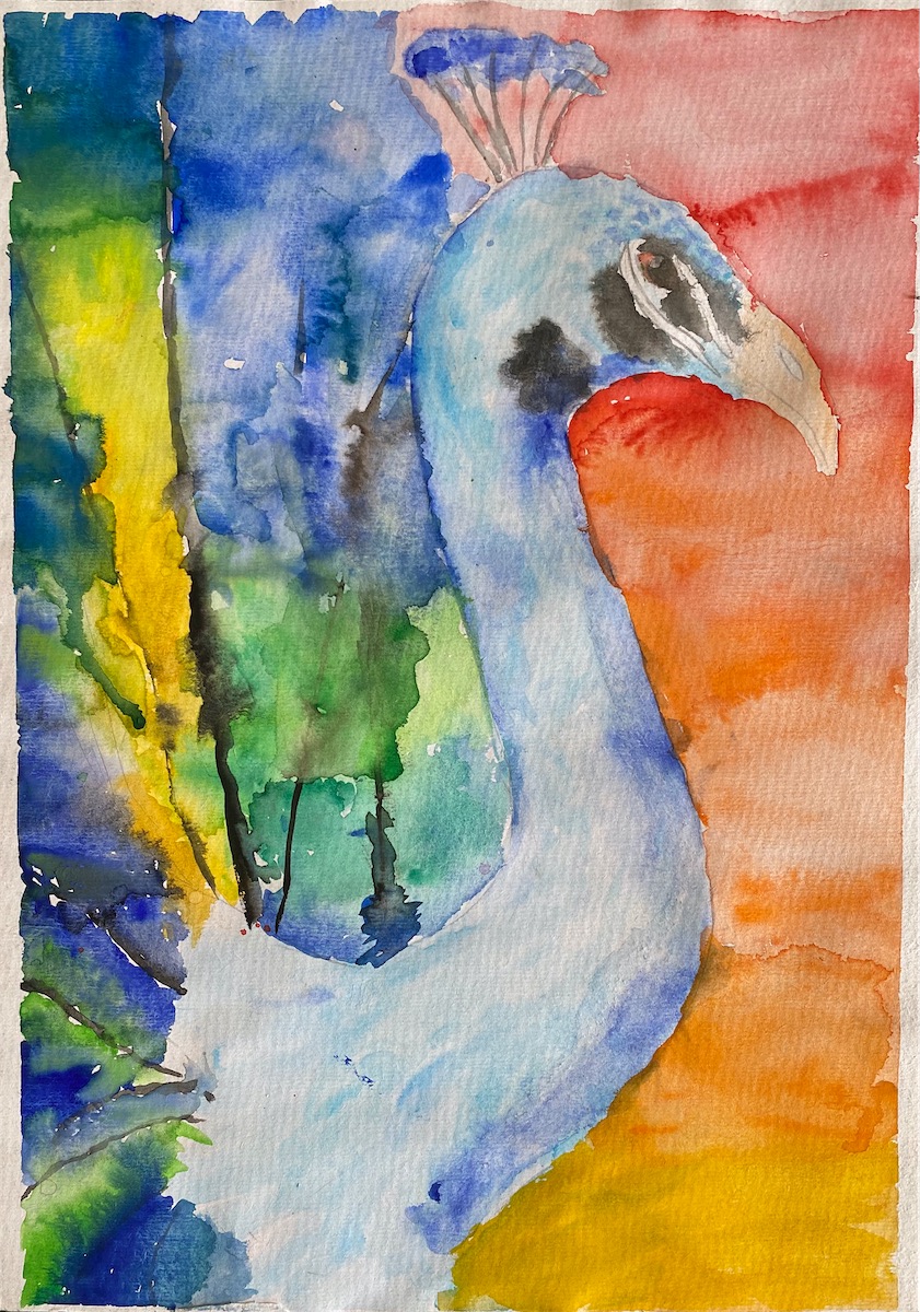 Emily Rex, 10 Jahre, ohne Titel, Aquarell