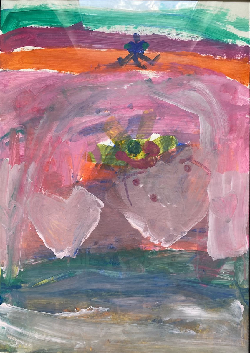 Anouk Göbler, 6 Jahre, ohne Titel, Gouache