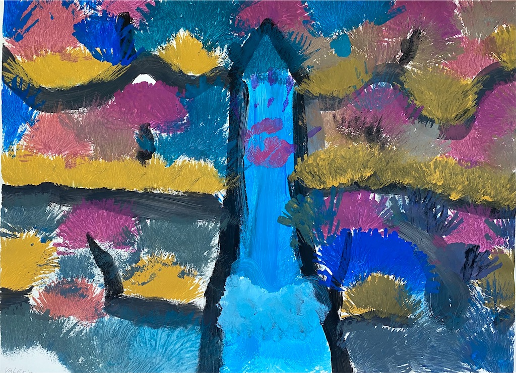 Valeria Kranich, 8 Jahre, ohne Titel, Gouache