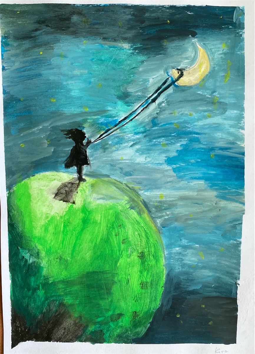 Kira Reisbich, 10 Jahre, ohne Titel, Gouache